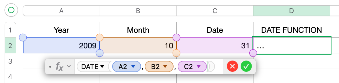 Selecting the “day” argument