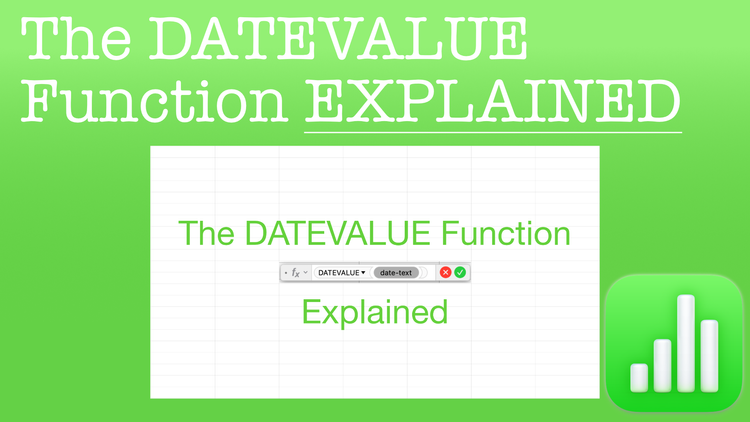 the featured image for the post the DATEVALUE function explained