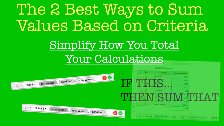 featured image for sum numbers using criteria in apple numbers post