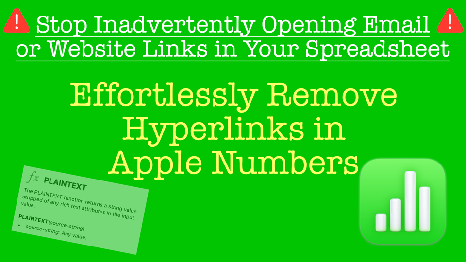 featured image for the post titled remove hyperlinks in apple numbers