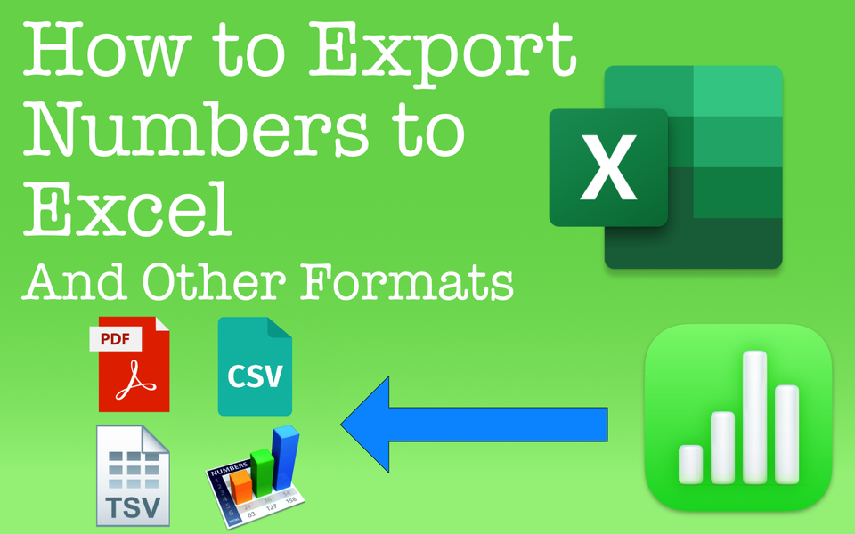 Export Numbers Spreadsheets to Excel and Other File Formats